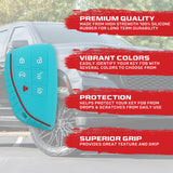 GMC 21-26 Yukon, XL, Denali & 22-26 Hummer EV & Chevy 21-26 Tahoe/Suburban 100% Silicone Rubber Key Fob Cover Premium Quality - Multiple Colors
