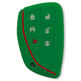 GMC 21-26 Yukon, XL, Denali & 22-26 Hummer EV & Chevy 21-26 Tahoe/Suburban 100% Silicone Rubber Key Fob Cover Premium Quality - Multiple Colors