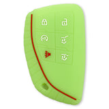 GMC 21-26 Yukon, XL, Denali & 22-26 Hummer EV & Chevy 21-26 Tahoe/Suburban 100% Silicone Rubber Key Fob Cover Premium Quality - Multiple Colors