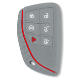GMC 21-26 Yukon, XL, Denali & 22-26 Hummer EV & Chevy 21-26 Tahoe/Suburban 100% Silicone Rubber Key Fob Cover Premium Quality - Multiple Colors