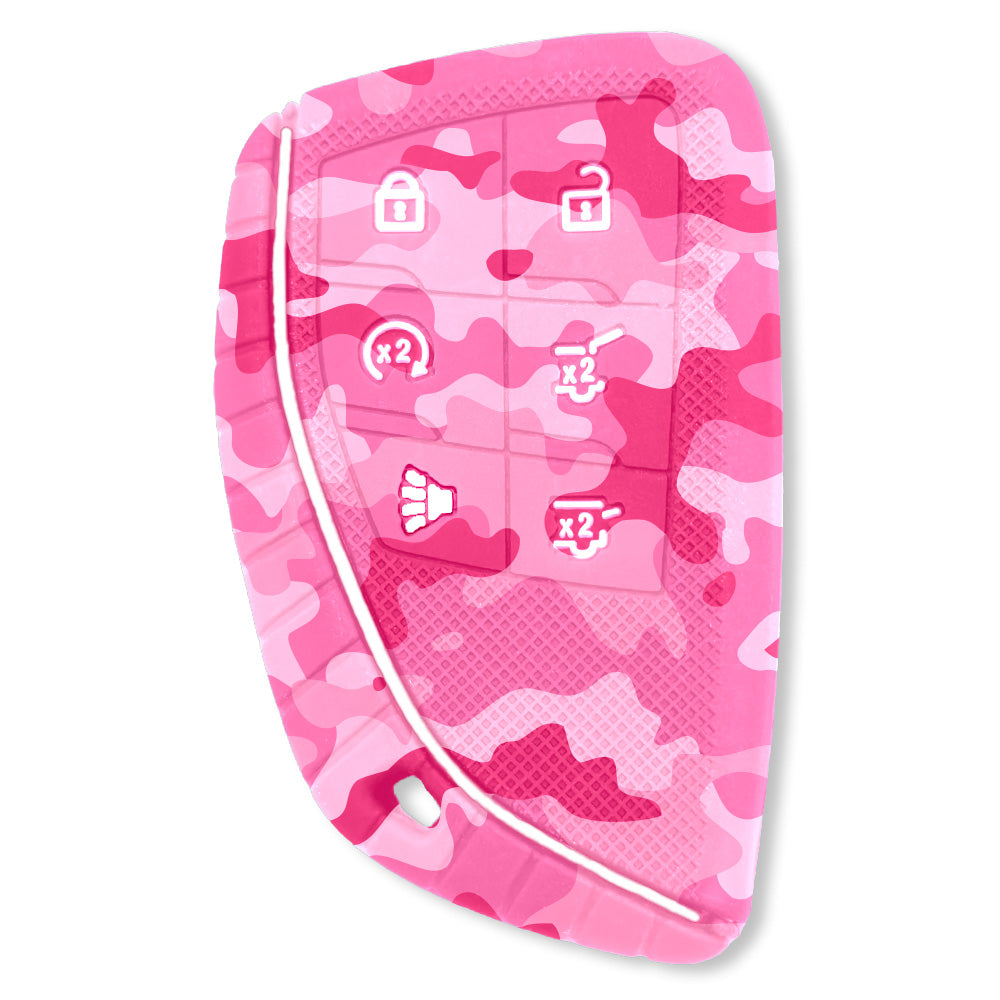 GMC 21-26 Yukon, XL, Denali & 22-26 Hummer EV & Chevy 21-26 Tahoe/Suburban 100% Silicone Rubber Key Fob Cover Premium Quality - Multiple Colors