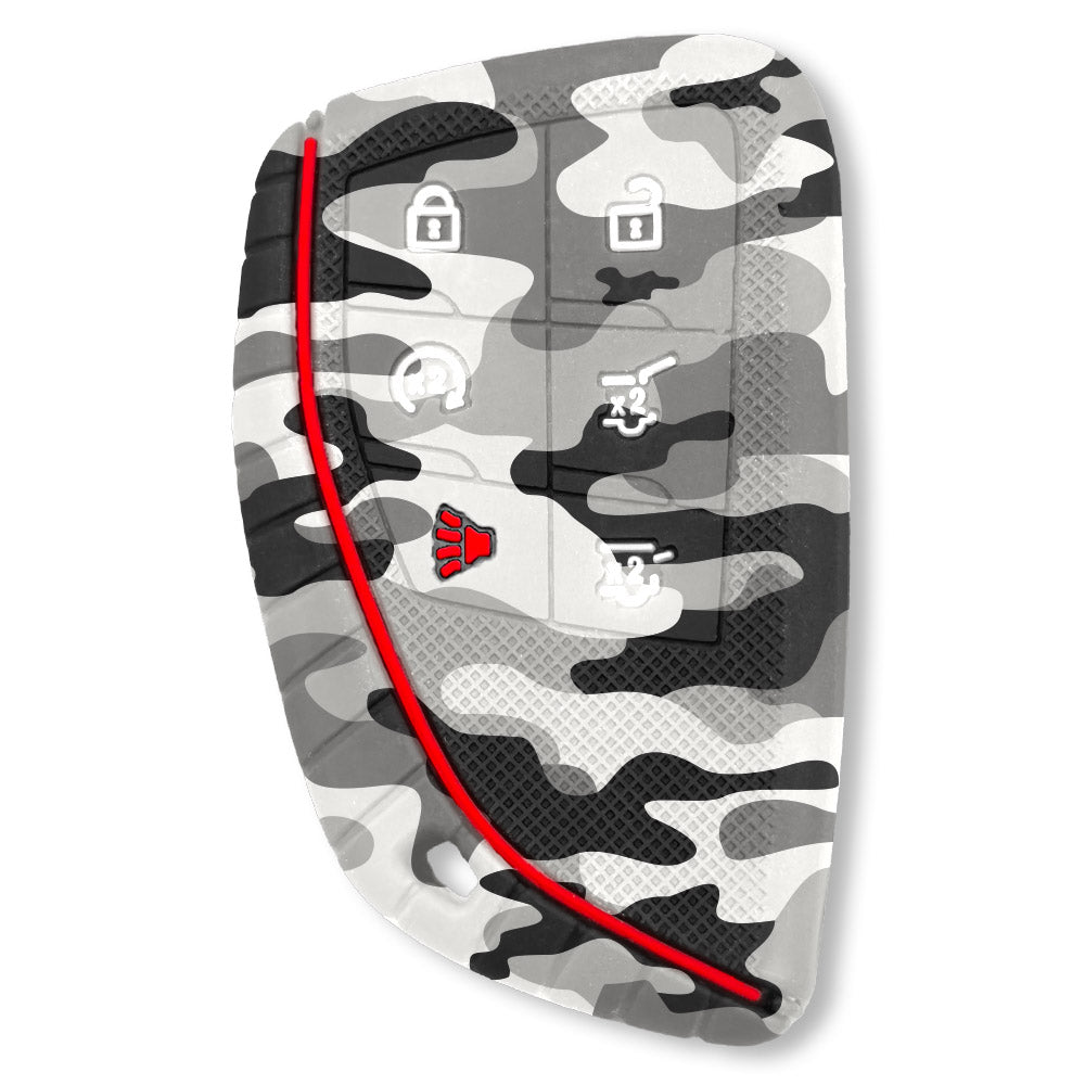 GMC 21-26 Yukon, XL, Denali & 22-26 Hummer EV & Chevy 21-26 Tahoe/Suburban 100% Silicone Rubber Key Fob Cover Premium Quality - Multiple Colors