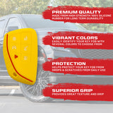 GMC 21-26 Yukon, XL, Denali & 22-26 Hummer EV & Chevy 21-26 Tahoe/Suburban 100% Silicone Rubber Key Fob Cover Premium Quality - Multiple Colors