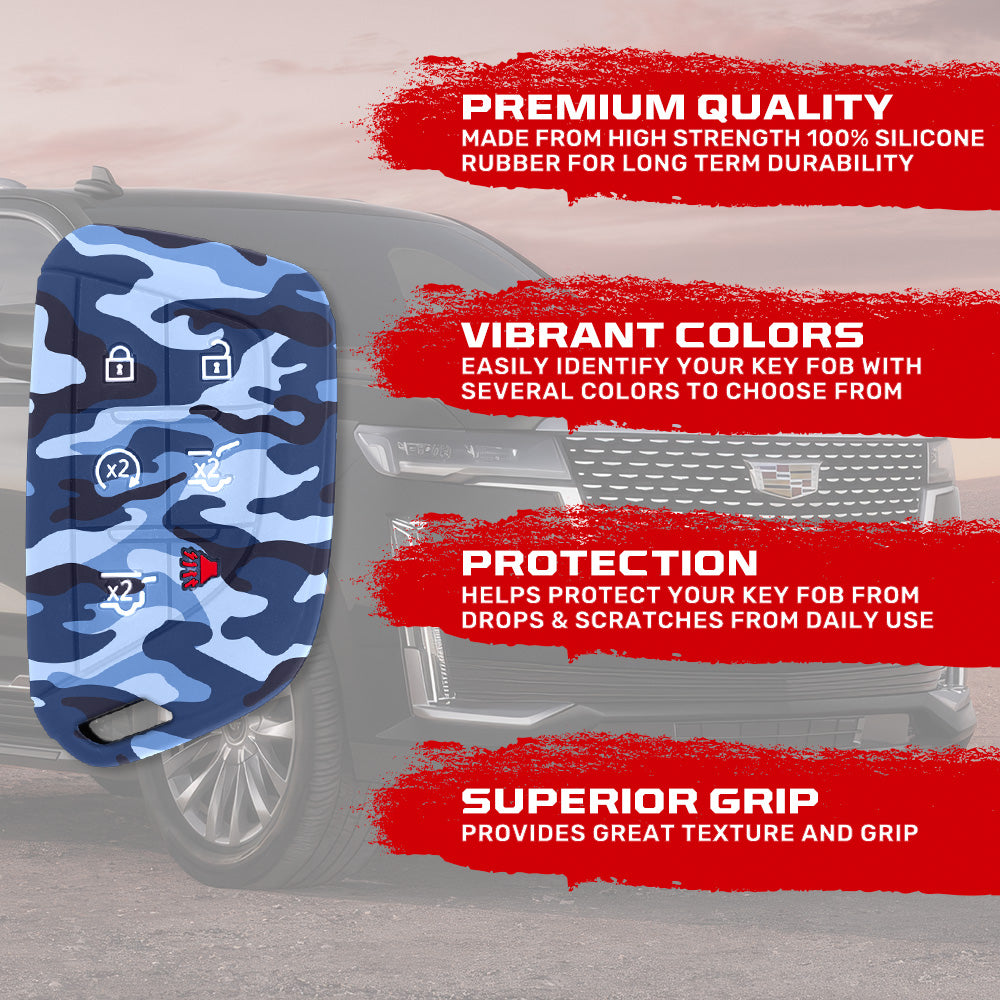 Cadillac 21-26 Escalade 100% Silicone Rubber Key Fob Cover Premium Quality - Multiple Colors RECON Cadillac 21-26 Escalade 100% Silicone Rubber Key Fob Cover Premium Quality - Multiple Colors Cadillac 21-26 Escalade 100% Silicone Rubber Key Fob Cover Premium Quality - Multiple Colors Cadillac 21-26 Escalade 100% Silicone Rubber Key Fob Cover Premium Quality - Multiple Colors Cadillac 21-26 Escalade 100% Silicone Rubber Key Fob Cover Premium Quality - Multiple Colors