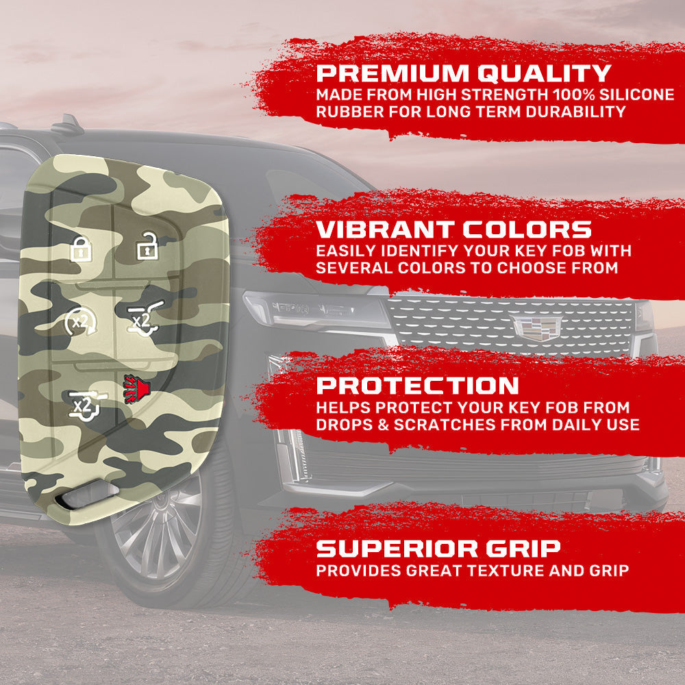 Cadillac 21-26 Escalade 100% Silicone Rubber Key Fob Cover Premium Quality - Multiple Colors RECON Cadillac 21-26 Escalade 100% Silicone Rubber Key Fob Cover Premium Quality - Multiple Colors Cadillac 21-26 Escalade 100% Silicone Rubber Key Fob Cover Premium Quality - Multiple Colors Cadillac 21-26 Escalade 100% Silicone Rubber Key Fob Cover Premium Quality - Multiple Colors Cadillac 21-26 Escalade 100% Silicone Rubber Key Fob Cover Premium Quality - Multiple Colors