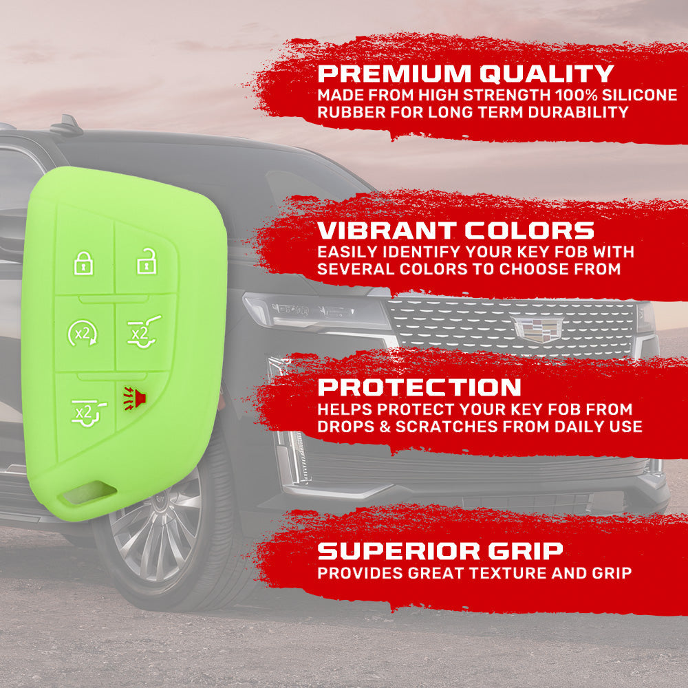 Cadillac 21-26 Escalade 100% Silicone Rubber Key Fob Cover Premium Quality - Multiple Colors RECON Cadillac 21-26 Escalade 100% Silicone Rubber Key Fob Cover Premium Quality - Multiple Colors Cadillac 21-26 Escalade 100% Silicone Rubber Key Fob Cover Premium Quality - Multiple Colors Cadillac 21-26 Escalade 100% Silicone Rubber Key Fob Cover Premium Quality - Multiple Colors Cadillac 21-26 Escalade 100% Silicone Rubber Key Fob Cover Premium Quality - Multiple Colors