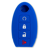 Nissan 16-26 Titan & Frontier 1-Piece 100% Silicone Rubber 3-Button & 4-Button Key Fob Cover - Multiple Colors