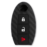 Nissan 16-26 Titan & Frontier 1-Piece 100% Silicone Rubber 3-Button & 4-Button Key Fob Cover - Multiple Colors