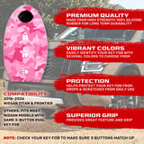 Nissan 16-26 Titan & Frontier 1-Piece 100% Silicone Rubber 3-Button & 4-Button Key Fob Cover - Multiple Colors
