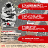 Nissan 16-26 Titan & Frontier 1-Piece 100% Silicone Rubber 3-Button & 4-Button Key Fob Cover - Multiple Colors
