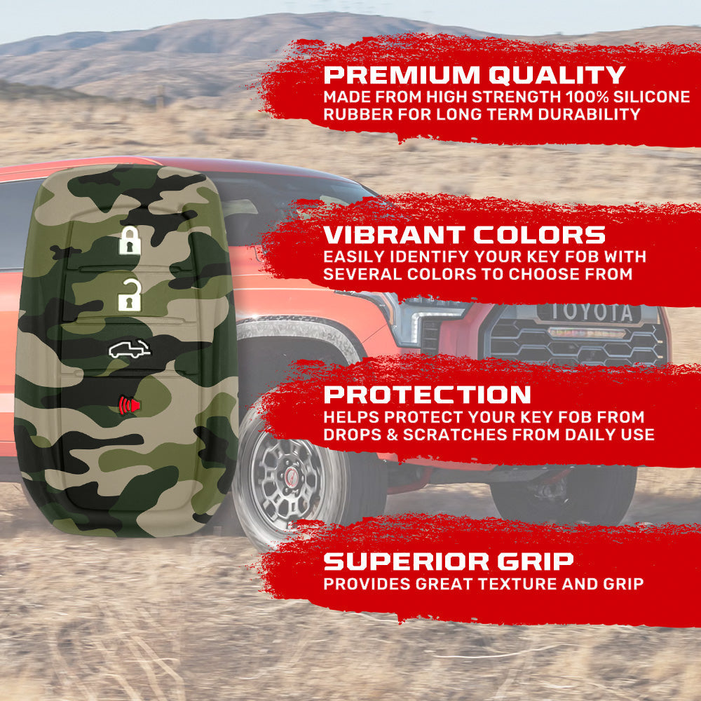 Toyota 21-26 Tundra & Tacoma 1-Piece 100% Silicone Rubber Key Fob Cover - Multiple Colors RECON Toyota 21-26 Tundra & Tacoma 1-Piece 100% Silicone Rubber Key Fob Cover - Multiple Colors Toyota 21-26 Tundra & Tacoma 1-Piece 100% Silicone Rubber Key Fob Cover - Multiple Colors Toyota 21-26 Tundra & Tacoma 1-Piece 100% Silicone Rubber Key Fob Cover - Multiple Colors Toyota 21-26 Tundra & Tacoma 1-Piece 100% Silicone Rubber Key Fob Cover - Multiple Colors