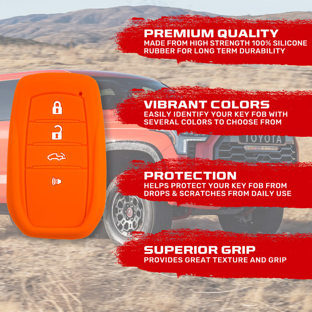Toyota 21-26 Tundra & Tacoma 1-Piece 100% Silicone Rubber Key Fob Cover - Multiple Colors RECON Toyota 21-26 Tundra & Tacoma 1-Piece 100% Silicone Rubber Key Fob Cover - Multiple Colors Toyota 21-26 Tundra & Tacoma 1-Piece 100% Silicone Rubber Key Fob Cover - Multiple Colors Toyota 21-26 Tundra & Tacoma 1-Piece 100% Silicone Rubber Key Fob Cover - Multiple Colors Toyota 21-26 Tundra & Tacoma 1-Piece 100% Silicone Rubber Key Fob Cover - Multiple Colors