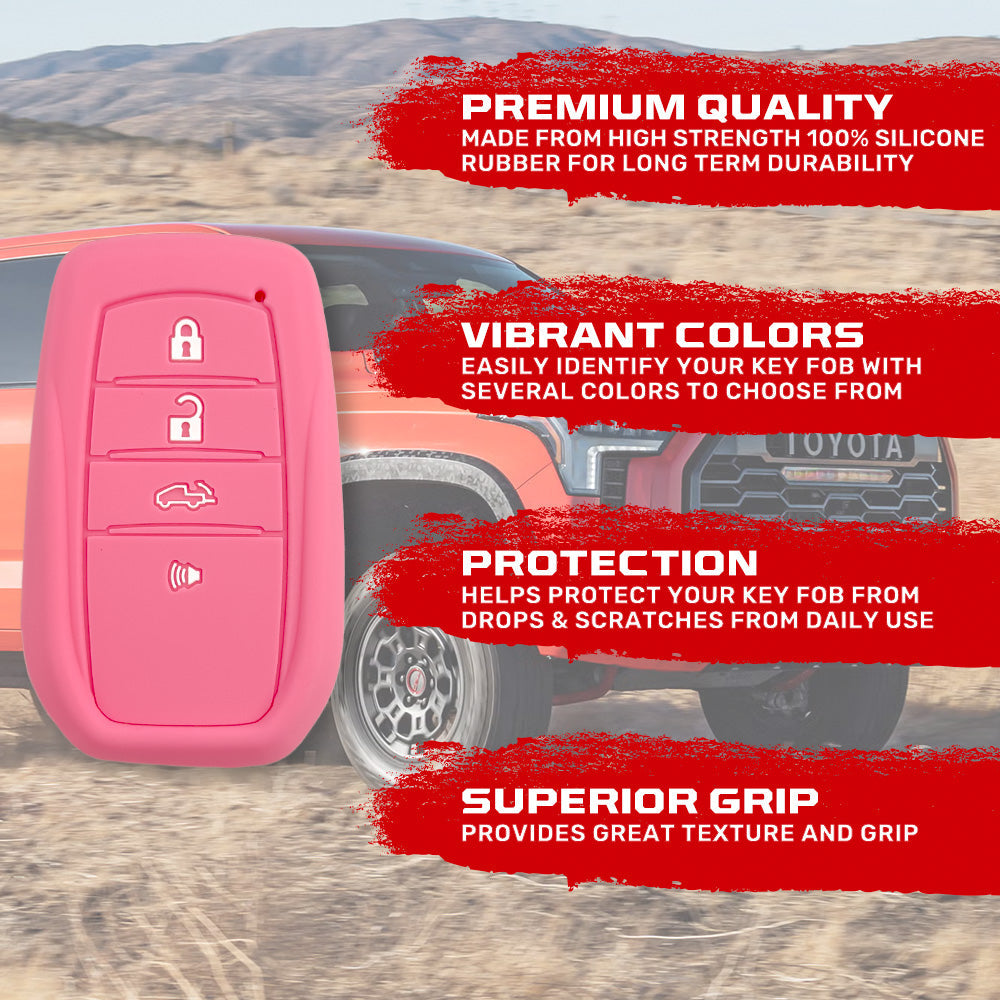 Toyota 21-26 Tundra & Tacoma 1-Piece 100% Silicone Rubber Key Fob Cover - Multiple Colors RECON Toyota 21-26 Tundra & Tacoma 1-Piece 100% Silicone Rubber Key Fob Cover - Multiple Colors Toyota 21-26 Tundra & Tacoma 1-Piece 100% Silicone Rubber Key Fob Cover - Multiple Colors Toyota 21-26 Tundra & Tacoma 1-Piece 100% Silicone Rubber Key Fob Cover - Multiple Colors Toyota 21-26 Tundra & Tacoma 1-Piece 100% Silicone Rubber Key Fob Cover - Multiple Colors