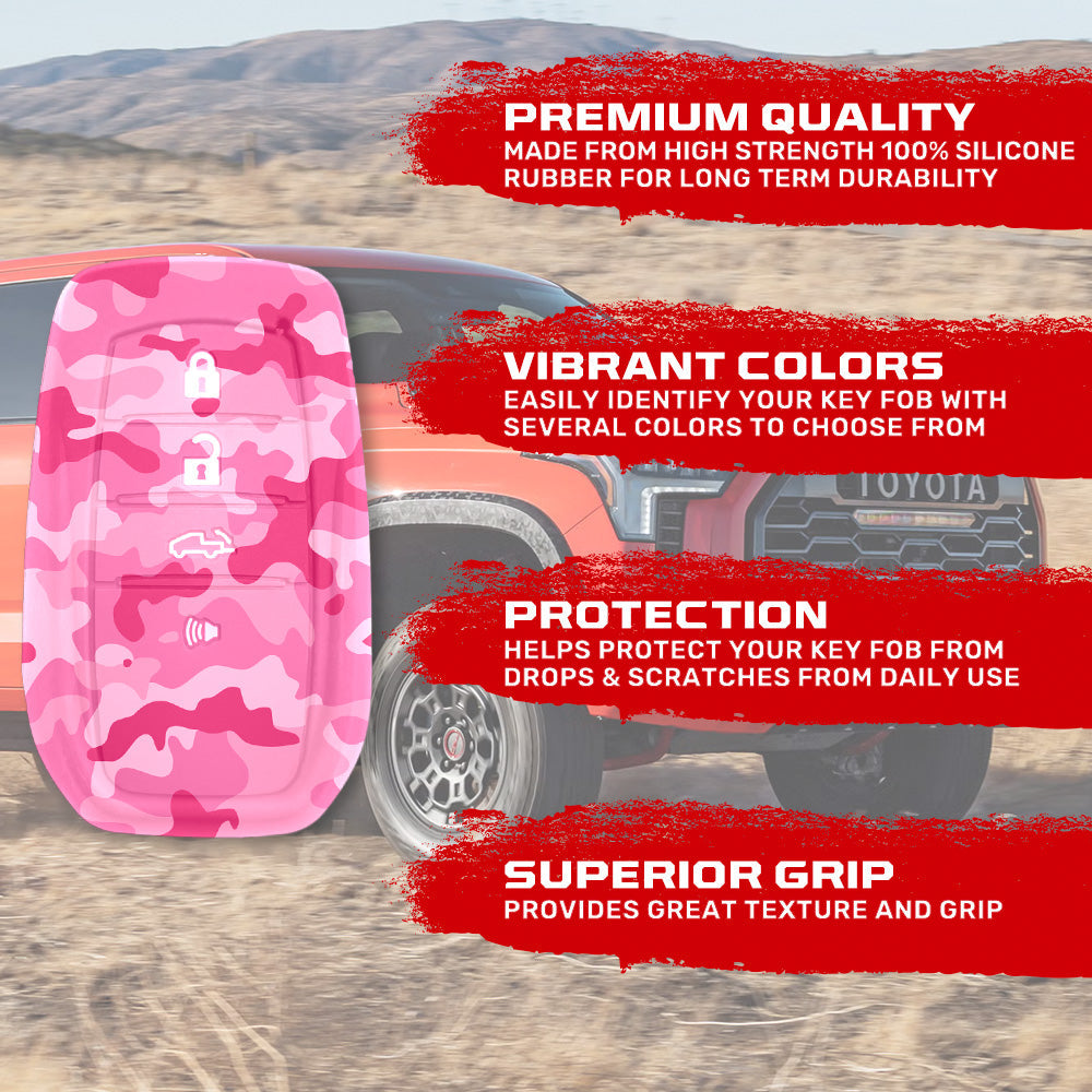 Toyota 21-26 Tundra & Tacoma 1-Piece 100% Silicone Rubber Key Fob Cover - Multiple Colors RECON Toyota 21-26 Tundra & Tacoma 1-Piece 100% Silicone Rubber Key Fob Cover - Multiple Colors Toyota 21-26 Tundra & Tacoma 1-Piece 100% Silicone Rubber Key Fob Cover - Multiple Colors Toyota 21-26 Tundra & Tacoma 1-Piece 100% Silicone Rubber Key Fob Cover - Multiple Colors Toyota 21-26 Tundra & Tacoma 1-Piece 100% Silicone Rubber Key Fob Cover - Multiple Colors