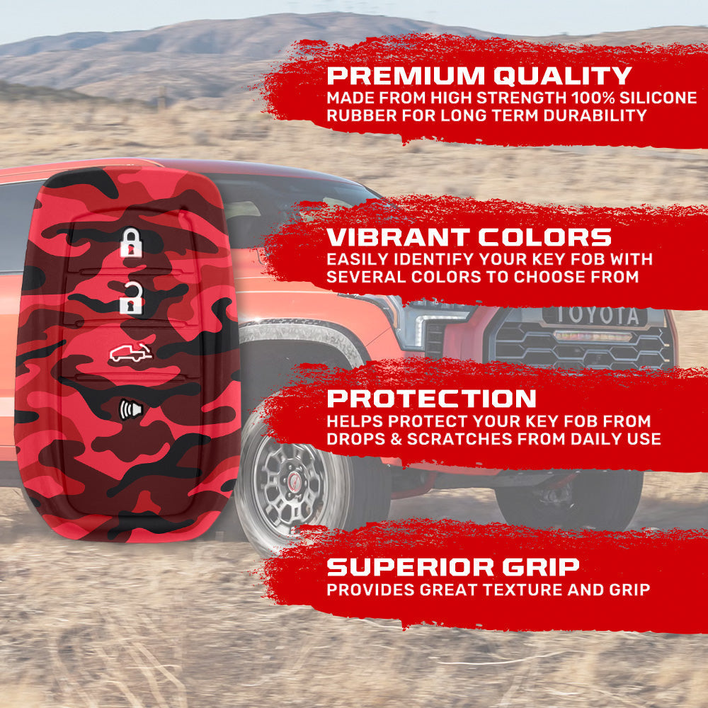 Toyota 21-26 Tundra & Tacoma 1-Piece 100% Silicone Rubber Key Fob Cover - Multiple Colors RECON Toyota 21-26 Tundra & Tacoma 1-Piece 100% Silicone Rubber Key Fob Cover - Multiple Colors Toyota 21-26 Tundra & Tacoma 1-Piece 100% Silicone Rubber Key Fob Cover - Multiple Colors Toyota 21-26 Tundra & Tacoma 1-Piece 100% Silicone Rubber Key Fob Cover - Multiple Colors Toyota 21-26 Tundra & Tacoma 1-Piece 100% Silicone Rubber Key Fob Cover - Multiple Colors
