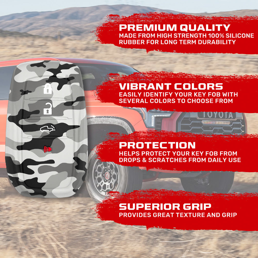 Toyota 21-26 Tundra & Tacoma 1-Piece 100% Silicone Rubber Key Fob Cover - Multiple Colors RECON Toyota 21-26 Tundra & Tacoma 1-Piece 100% Silicone Rubber Key Fob Cover - Multiple Colors Toyota 21-26 Tundra & Tacoma 1-Piece 100% Silicone Rubber Key Fob Cover - Multiple Colors Toyota 21-26 Tundra & Tacoma 1-Piece 100% Silicone Rubber Key Fob Cover - Multiple Colors Toyota 21-26 Tundra & Tacoma 1-Piece 100% Silicone Rubber Key Fob Cover - Multiple Colors