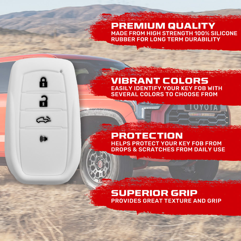 Toyota 21-26 Tundra & Tacoma 1-Piece 100% Silicone Rubber Key Fob Cover - Multiple Colors RECON Toyota 21-26 Tundra & Tacoma 1-Piece 100% Silicone Rubber Key Fob Cover - Multiple Colors Toyota 21-26 Tundra & Tacoma 1-Piece 100% Silicone Rubber Key Fob Cover - Multiple Colors Toyota 21-26 Tundra & Tacoma 1-Piece 100% Silicone Rubber Key Fob Cover - Multiple Colors Toyota 21-26 Tundra & Tacoma 1-Piece 100% Silicone Rubber Key Fob Cover - Multiple Colors