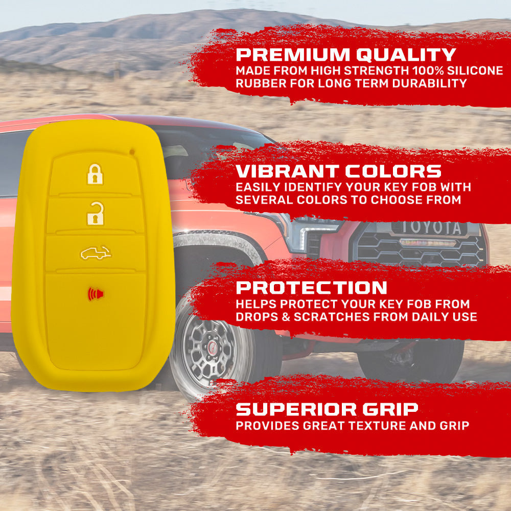 Toyota 21-26 Tundra & Tacoma 1-Piece 100% Silicone Rubber Key Fob Cover - Multiple Colors RECON Toyota 21-26 Tundra & Tacoma 1-Piece 100% Silicone Rubber Key Fob Cover - Multiple Colors Toyota 21-26 Tundra & Tacoma 1-Piece 100% Silicone Rubber Key Fob Cover - Multiple Colors Toyota 21-26 Tundra & Tacoma 1-Piece 100% Silicone Rubber Key Fob Cover - Multiple Colors Toyota 21-26 Tundra & Tacoma 1-Piece 100% Silicone Rubber Key Fob Cover - Multiple Colors