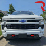 Chevy 20-26 Silverado 1500 Tow Hook Covers 2-Piece Set of Silicone Covers Standard & LED Options - Multiple Colors