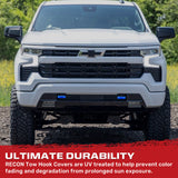 Chevy 20-26 Silverado 2500/3500 Tow Hook Covers 2-Piece Set of Silicone Covers Standard & LED Options - Multiple Colors