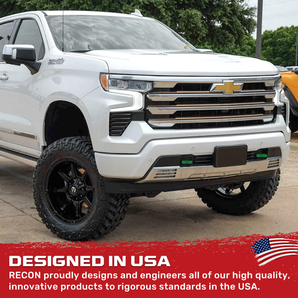 Chevy 20-26 Silverado 2500/3500 Tow Hook Covers 2-Piece Set of Silicone Covers Standard & LED Options - Multiple Colors