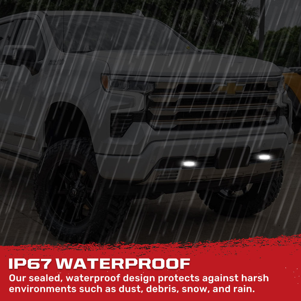 Chevy 20-26 Silverado 2500/3500 Tow Hook Covers 2-Piece Set of Silicone Covers Standard & LED Options - Multiple Colors