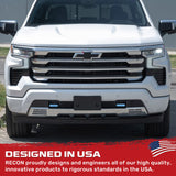 Chevy 20-26 Silverado 1500 Tow Hook Covers 2-Piece Set of Silicone Covers Standard & LED Options - Multiple Colors