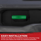 Chevy 20-26 Silverado 1500 Tow Hook Covers 2-Piece Set of Silicone Covers Standard & LED Options - Multiple Colors