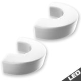 Chevy 20-26 Silverado 1500 Tow Hook Covers 2-Piece Set of Silicone Covers Standard & LED Options - Multiple Colors