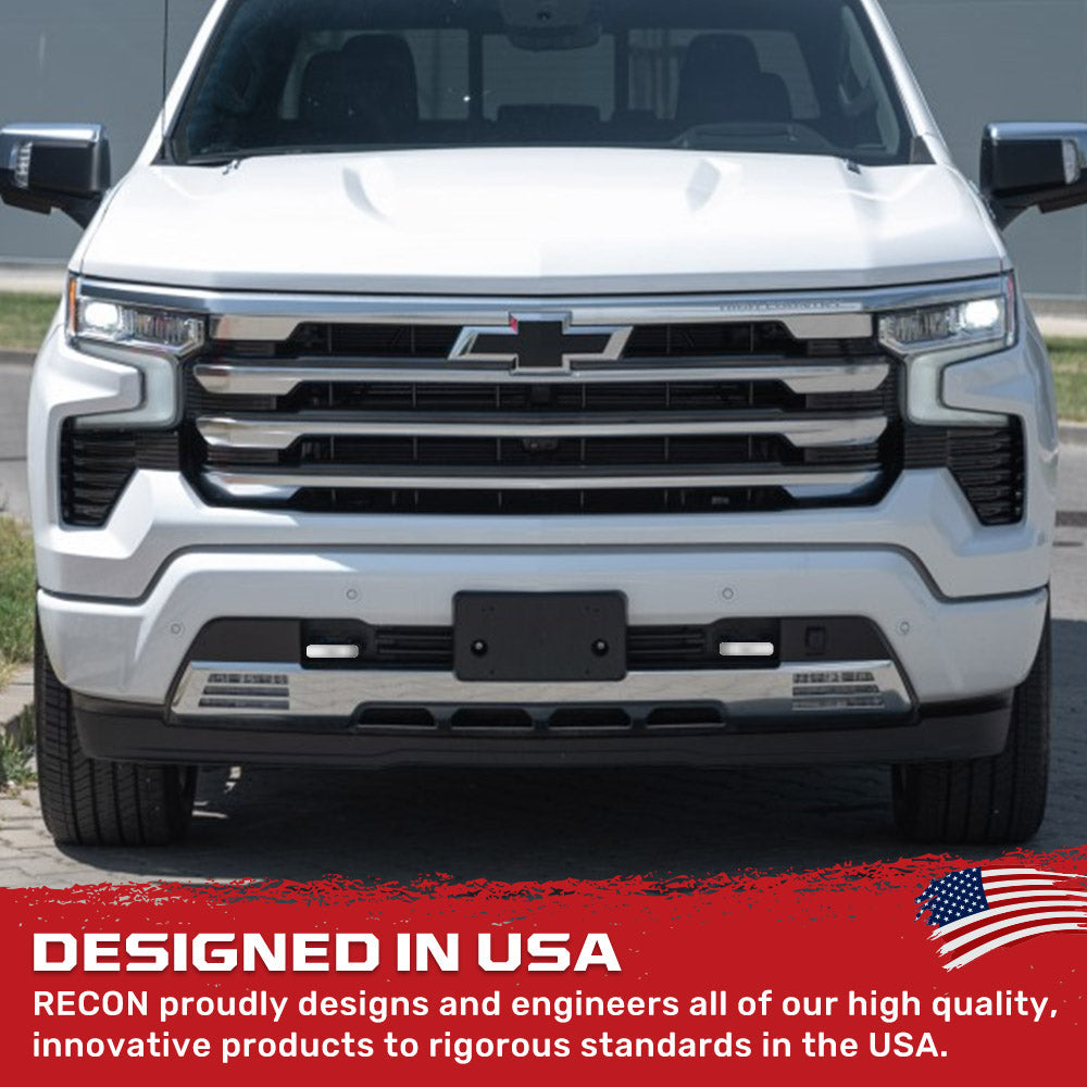 Chevy 20-26 Silverado 1500 Tow Hook Covers 2-Piece Set of Silicone Covers Standard & LED Options - Multiple Colors