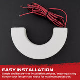 Chevy 20-26 Silverado 1500 Tow Hook Covers 2-Piece Set of Silicone Covers Standard & LED Options - Multiple Colors