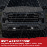 Chevy 20-26 Silverado 1500 Tow Hook Covers 2-Piece Set of Silicone Covers Standard & LED Options - Multiple Colors