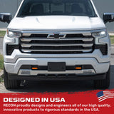 Chevy 20-26 Silverado 1500 Tow Hook Covers 2-Piece Set of Silicone Covers Standard & LED Options - Multiple Colors