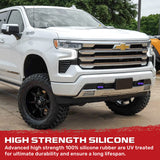 Chevy 20-26 Silverado 1500 Tow Hook Covers 2-Piece Set of Silicone Covers Standard & LED Options - Multiple Colors