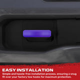 Chevy 20-26 Silverado 1500 Tow Hook Covers 2-Piece Set of Silicone Covers Standard & LED Options - Multiple Colors