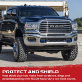 Dodge 19-26 RAM 1500 Tow Hook Covers 2-Piece Set of Silicone Covers Standard & LED Options - Multiple Colors