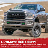 Dodge 19-26 RAM 1500 Tow Hook Covers 2-Piece Set of Silicone Covers Standard & LED Options - Multiple Colors