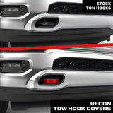 Dodge 21-26 RAM 2500/3500 Tow Hook Covers 2-Piece Set of Silicone Covers Standard & LED Options - Multiple Colors