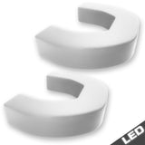 Dodge 19-26 RAM 1500 Tow Hook Covers 2-Piece Set of Silicone Covers Standard & LED Options - Multiple Colors