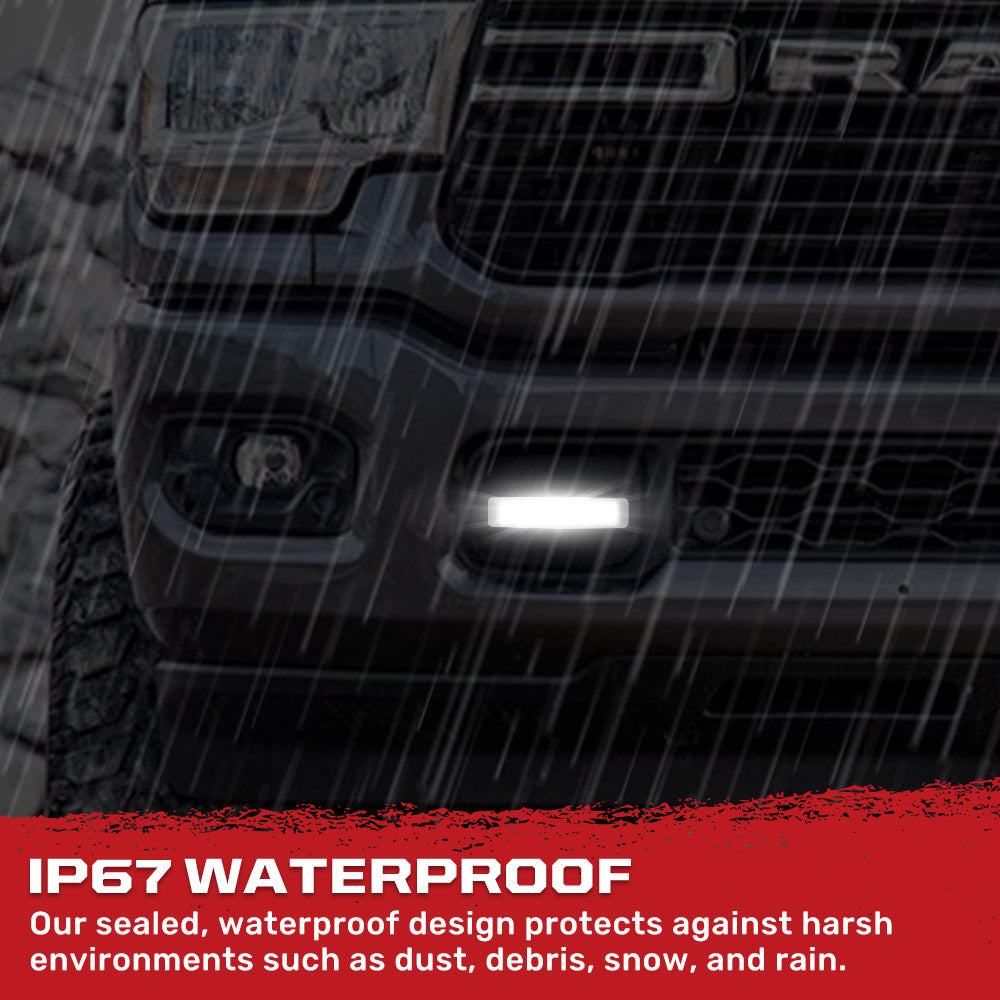 Dodge 19-26 RAM 1500 Tow Hook Covers 2-Piece Set of Silicone Covers Standard & LED Options - Multiple Colors