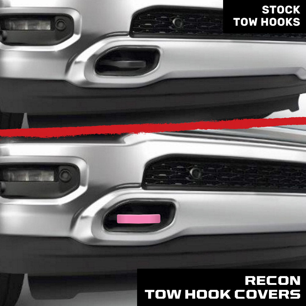 Dodge 19-26 RAM 1500 Tow Hook Covers 2-Piece Set of Silicone Covers Standard & LED Options - Multiple Colors