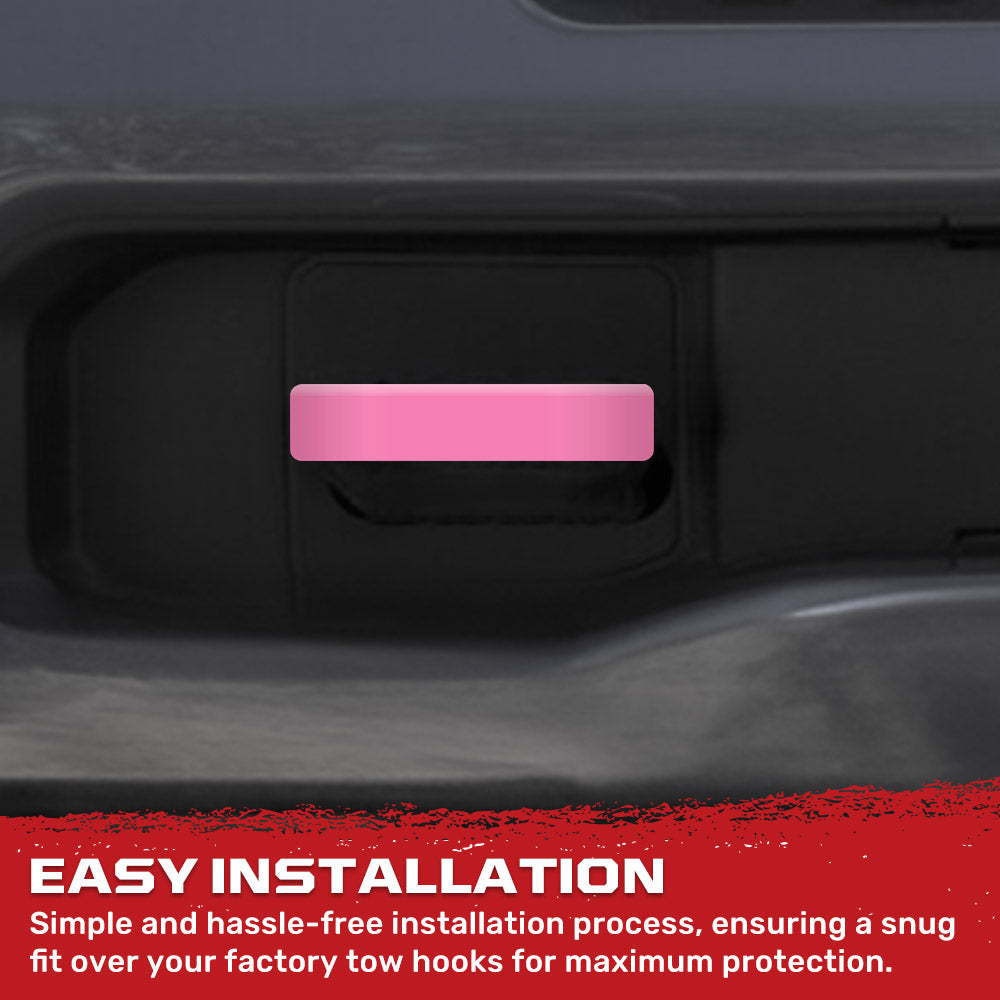 Dodge 19-26 RAM 1500 Tow Hook Covers 2-Piece Set of Silicone Covers Standard & LED Options - Multiple Colors