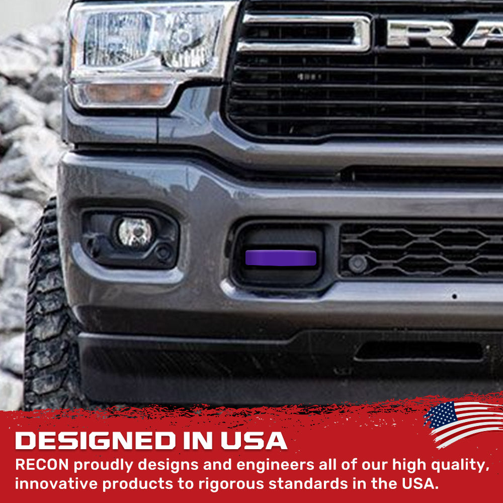 Dodge 19-26 RAM 1500 Tow Hook Covers 2-Piece Set of Silicone Covers Standard & LED Options - Multiple Colors