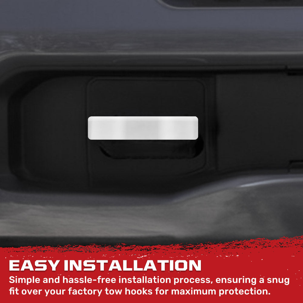 Dodge 19-26 RAM 1500 Tow Hook Covers 2-Piece Set of Silicone Covers Standard & LED Options - Multiple Colors