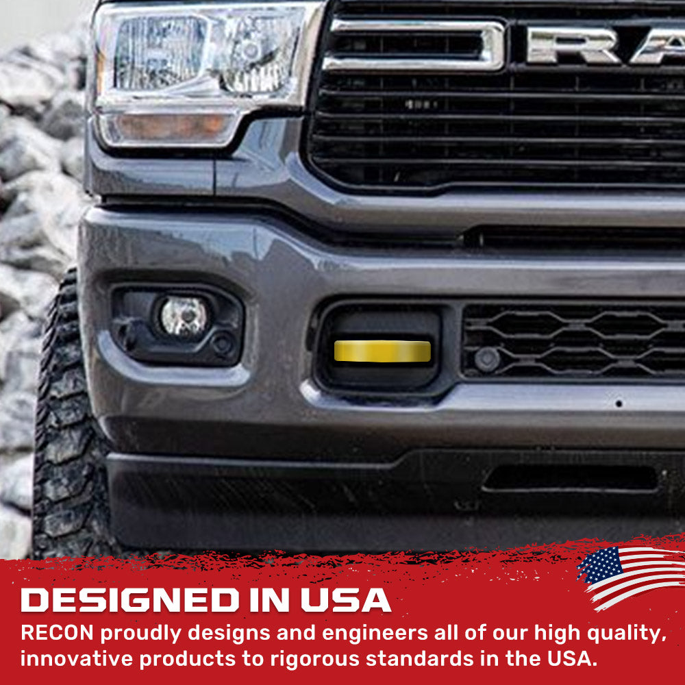 Dodge 19-26 RAM 1500 Tow Hook Covers 2-Piece Set of Silicone Covers Standard & LED Options - Multiple Colors