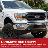 Ford 15-26 F150 & Raptor Tow Hook Covers 2-Piece Set of Silicone Covers Standard & LED Options - Multiple Colors