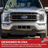 Ford 15-26 F150 & Raptor Tow Hook Covers 2-Piece Set of Silicone Covers Standard & LED Options - Multiple Colors