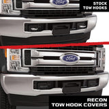 Ford 15-26 F150 & Raptor Tow Hook Covers 2-Piece Set of Silicone Covers Standard & LED Options - Multiple Colors