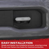 Ford 15-26 F150 & Raptor Tow Hook Covers 2-Piece Set of Silicone Covers Standard & LED Options - Multiple Colors
