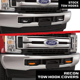 Ford 15-26 F150 & Raptor Tow Hook Covers 2-Piece Set of Silicone Covers Standard & LED Options - Multiple Colors